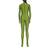 billiga Matt-Zentai-kostymer Kattdräkt Huddräkt Karnevalsdräkt Helkroppsdräkt Herr Dam Kön Solid färg Spandex Lykra Kostym för Vuxna