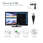 levne Ovládání přes WiFi-ovládání hudby led světelný pásek 1m 2m 3m 4m 5m 5050 rgb smd 30 ledů na metr tiktok led pásek světla s ir 24 klíčovým ovladačem usb port dc5v