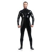 cheap Glossy-Shiny Zentai Suits Cosplay Costume Skin Suit Carnival Costume Full Body Suit Men&#039;s Women&#039;s Sex Sexy Costume Solid Colored Spandex Latex Costume for Halloween Adults&#039;