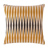 abordables style géométrique-Housse de coussin décorative géométrique, taie d&#039;oreiller carrée douce, pour chambre à coucher, salon, canapé, chaise, 4 pièces