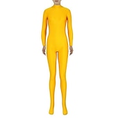billiga Matt-Zentai-kostymer Kattdräkt Huddräkt Karnevalsdräkt Helkroppsdräkt Herr Dam Kön Solid färg Spandex Lykra Kostym för Vuxna
