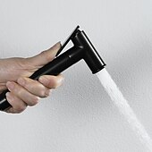 cheap Bidet Faucets-Single hole Bidet BlackToilet Handheld bidet Sprayer Self-Cleaning Contemporary