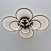 olcso Mennyezeti lámpák-106 cm mennyezeti lámpa led geometriai formák süllyesztett lámpák fém akril festett felületek modern 220v 110v / ce tanúsítvánnyal