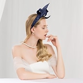 economico Fascinator-100% lino Cappello Kentucky Derby / Cerchietti con Colore Puro 1 pc Matrimonio / Festa / Serata Copricapo