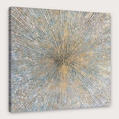 cheap Abstract Paintings-Oil Painting Handmade Hand Painted Wall Art Abstract Shining Home Decoration Décor Stretched Frame Ready to Hang