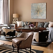 cheap Abstract Paintings-Oil Painting Handmade Hand Painted Wall Art Abstract Shining Home Decoration Décor Stretched Frame Ready to Hang