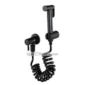 cheap Bidet Faucets-Single hole Bidet BlackToilet Handheld bidet Sprayer Self-Cleaning Contemporary