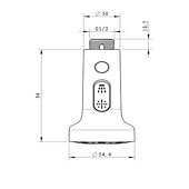 cheap Faucet Sprayer-Faucet accessory - Superior Quality Water Spout Contemporary Stainless Steel Electroplated