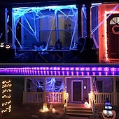 olcso vízálló szalaglámpák-zdm vízálló 16.4ft 5m led fénycsíkok rugalmas tiktok fények uv fekete fény 395-405nm 2835 8mm led rugalmas csík dc12v beltéri fluoreszkáló tánc party színpadi világítás testfesték