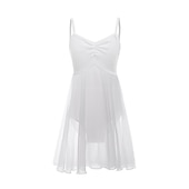 voordelige Kinderdanskleding-Kinderdanskleding Ballet Kleding Combinatie Voor meisjes Opleiding Mouwloos Hoog Katoenmix