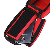 cheap Cycling Clothing Accessories-ROSWHEEL Cell Phone Bag Bike Frame Bag Top Tube 4.8 inch Touch Screen Cycling for Samsung Galaxy S6 iPhone 4/4S Samsung Galaxy S4 Yellow Red Blue Cycling / Bike / iPhone X / iPhone XR / iPhone XS
