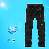 economico Pantaloni e pantaloncini-Per uomo Pantaloni convertibili Pantaloni da escursione Estate Esterno Impermeabile Traspirante Asciugatura rapida Multi Pocket Pantalone / Sovrapantaloni Pantaloni Vita elastica Verde militare Cachi