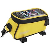 cheap Cycling Clothing Accessories-ROSWHEEL Cell Phone Bag Bike Frame Bag Top Tube 4.8 inch Touch Screen Cycling for Samsung Galaxy S6 iPhone 4/4S Samsung Galaxy S4 Yellow Red Blue Cycling / Bike / iPhone X / iPhone XR / iPhone XS