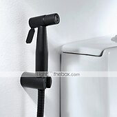 economico Rubinetti per bidet-bidet monoforo nero wc pistola a spruzzo portatile per la pulizia ad alta pressione