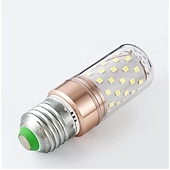 abordables Luces LED de maíz-6 piezas 12 W Bombillas LED de Mazorca 800 lm E14 E26 / E27 T 60 Cuentas LED SMD 2835 Decorativa Decoración de la boda de Navidad Blanco Cálido Blanco Fresco 220-240 V / Cañas / CE