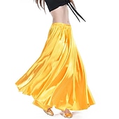 cheap Belly Dancewear-Belly Dance Skirts Ruching Women&#039;s Training Performance Natural Nylon