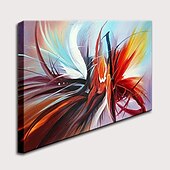cheap Abstract Paintings-Oil Painting Hand Painted Horizontal Abstract Classic Modern Rolled Canvas (No Frame)
