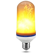 Χαμηλού Κόστους LED Λάμπες Καλαμπόκι-led e26 e27 majsljus flamma effekt led pärlor smd 2835 simulerad natur eld ljus majslökor flamma flimrande juldekoration rohs 2st