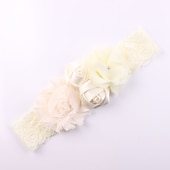 preiswerte Haarreifen &amp; Tiaras-Baby Mädchen Grundlegend / Süß Sonnenblume Gestreift Kunstseide Haarzubehör Blau / Purpur / Rosa Einheitsgröße / Halstücher