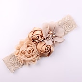 preiswerte Haarreifen &amp; Tiaras-Baby Mädchen Grundlegend / Süß Sonnenblume Gestreift Kunstseide Haarzubehör Blau / Purpur / Rosa Einheitsgröße / Halstücher