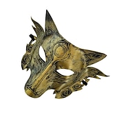 cheap Animal Costume-Carnival 2026 Mask Werewolf Cosplay Vintage Stylish Nature Inspired Adults' Men's Women's Halloween Mardi Gras Dress Up