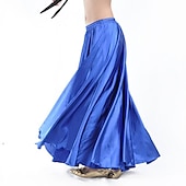 cheap Belly Dancewear-Belly Dance Skirts Ruching Women&#039;s Training Performance Natural Nylon