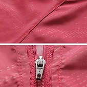 baratos Casacos impermeáveis-Capa de chuva de caminhada à prova d&#039;água masculina feminina upf 50+ uv proteção solar com capuz com capuz manga longa jaqueta de pesca de corrida blusão de verão ao ar livre protetor solar à prova