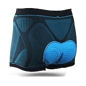 billige Shorts, tights og bukser for menn-Herre Sykkelundertøy Sykkel Boxershorts Fôrede shorts Fjellsykling Veisykling sport 3D Pute Pustende Anatomisk design Hurtigtørkende Svart / Blå Lycra Klær Sykkelklær Avanserte sømteknikker