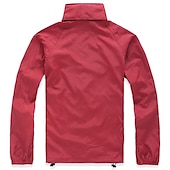 baratos Casacos impermeáveis-Capa de chuva de caminhada à prova d&#039;água masculina feminina upf 50+ uv proteção solar com capuz com capuz manga longa jaqueta de pesca de corrida blusão de verão ao ar livre protetor solar à prova
