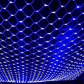 Χαμηλού Κόστους Plug In Ηλεκτρικό-led net net string 6m x 4m 672 leds net lights lights curtain lights for Christmas holiday party decor outdoor string string lights with 8 modes non-waterproofable linkable 220-240v