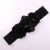 preiswerte Haarreifen &amp; Tiaras-Baby Mädchen Grundlegend / Süß Sonnenblume Gestreift Kunstseide Haarzubehör Blau / Purpur / Rosa Einheitsgröße / Halstücher
