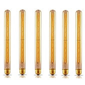 رخيصةأون مصابيح ساطعة-6PCS 40 W E26 / E27 T300 أبيض دافئ 2200-2800 k مكتب  /  الأعمال / تخفيت / ديكور المتوهجة خمر اديسون ضوء لمبة 220-240 V
