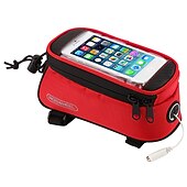 cheap Cycling Clothing Accessories-ROSWHEEL Cell Phone Bag Bike Frame Bag Top Tube 4.8 inch Touch Screen Cycling for Samsung Galaxy S6 iPhone 4/4S Samsung Galaxy S4 Yellow Red Blue Cycling / Bike / iPhone X / iPhone XR / iPhone XS