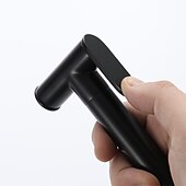 billige Bidetkraner-messing enkelt hull bidet malt finish svart toalett håndholdt bidet sprøyte selvrensende moderne ren sprøytepistol