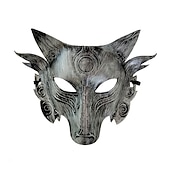 cheap Animal Costume-Carnival 2026 Mask Werewolf Cosplay Vintage Stylish Nature Inspired Adults' Men's Women's Halloween Mardi Gras Dress Up