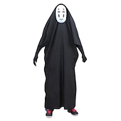 preiswerte Anime-Kostüme-Anime Cosplay Kostüme O Face Man japanische Cosplay Anzüge Outfits klassische Halbarmhandschuhe Umhangmaske für Unisex