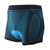 billige Shorts, tights og bukser for menn-Herre Sykkelundertøy Sykkel Boxershorts Fôrede shorts Fjellsykling Veisykling sport 3D Pute Pustende Anatomisk design Hurtigtørkende Svart / Blå Lycra Klær Sykkelklær Avanserte sømteknikker
