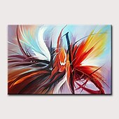 cheap Abstract Paintings-Oil Painting Hand Painted Horizontal Abstract Classic Modern Rolled Canvas (No Frame)