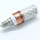 abordables Luces LED de maíz-6 piezas 12 W Bombillas LED de Mazorca 800 lm E14 E26 / E27 T 60 Cuentas LED SMD 2835 Decorativa Decoración de la boda de Navidad Blanco Cálido Blanco Fresco 220-240 V / Cañas / CE