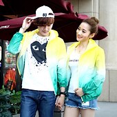 cheap Outdoor Jackets-Men&#039;s Women&#039;s Hiking Jacket Hiking Skin Jacket Hiking Windbreaker Summer Outdoor Waterproof UV Sun Protection Sunscreen Windproof Hoodie Ultraviolet Resistant Jacket Raincoat Camping / Hiking Fishing