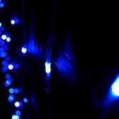 economico Plug in elettrico-luci nette a led 3m x 2m 200 luci nette a led luci per tende luci rete da pesca bianco caldo bianco blu multicolore albero di natale festa di decorazione della casa viola blu bianco caldo multi