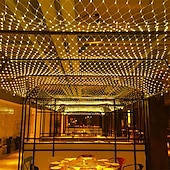 Χαμηλού Κόστους Plug In Ηλεκτρικό-led net net string 6m x 4m 672 leds net lights lights curtain lights for Christmas holiday party decor outdoor string string lights with 8 modes non-waterproofable linkable 220-240v