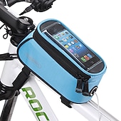 cheap Cycling Clothing Accessories-ROSWHEEL Cell Phone Bag Bike Frame Bag Top Tube 4.8 inch Touch Screen Cycling for Samsung Galaxy S6 iPhone 4/4S Samsung Galaxy S4 Yellow Red Blue Cycling / Bike / iPhone X / iPhone XR / iPhone XS