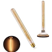 رخيصةأون مصابيح ساطعة-6PCS 40 W E26 / E27 T300 أبيض دافئ 2200-2800 k مكتب  /  الأعمال / تخفيت / ديكور المتوهجة خمر اديسون ضوء لمبة 220-240 V