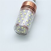 abordables Luces LED de maíz-6 piezas 12 W Bombillas LED de Mazorca 800 lm E14 E26 / E27 T 60 Cuentas LED SMD 2835 Decorativa Decoración de la boda de Navidad Blanco Cálido Blanco Fresco 220-240 V / Cañas / CE