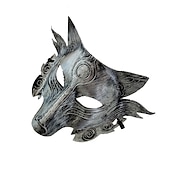 cheap Animal Costume-Carnival 2026 Mask Werewolf Cosplay Vintage Stylish Nature Inspired Adults' Men's Women's Halloween Mardi Gras Dress Up