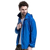 baratos Casacos impermeáveis-Capa de chuva de caminhada à prova d&#039;água masculina feminina upf 50+ uv proteção solar com capuz com capuz manga longa jaqueta de pesca de corrida blusão de verão ao ar livre protetor solar à prova