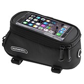 cheap Cycling Clothing Accessories-ROSWHEEL Cell Phone Bag Bike Frame Bag Top Tube 4.8 inch Touch Screen Cycling for Samsung Galaxy S6 iPhone 4/4S Samsung Galaxy S4 Yellow Red Blue Cycling / Bike / iPhone X / iPhone XR / iPhone XS