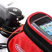 cheap Cycling Clothing Accessories-ROSWHEEL Cell Phone Bag Bike Frame Bag Top Tube 4.8 inch Touch Screen Cycling for Samsung Galaxy S6 iPhone 4/4S Samsung Galaxy S4 Yellow Red Blue Cycling / Bike / iPhone X / iPhone XR / iPhone XS