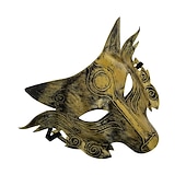 cheap Animal Costume-Carnival 2026 Mask Werewolf Cosplay Vintage Stylish Nature Inspired Adults' Men's Women's Halloween Mardi Gras Dress Up
